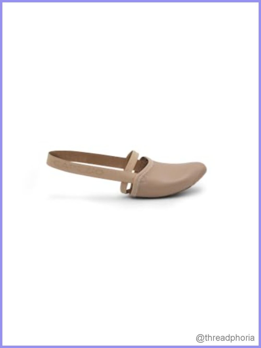 Leather Pirouette II Dance Shoe Half Sole Elastic Pull-On